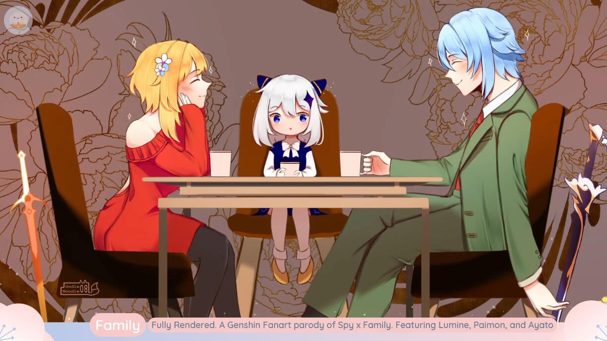 Fanart: Ayato and Lumine